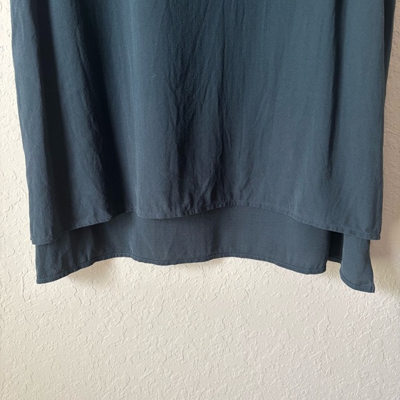 Eileen Fisher | Women's 100% Silk Georgette Crepe Tank Top Size Medium - Picture 5 of 8